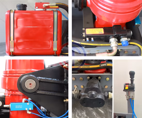 Solution de basculement hydraulique personnalisée pour camion-benne